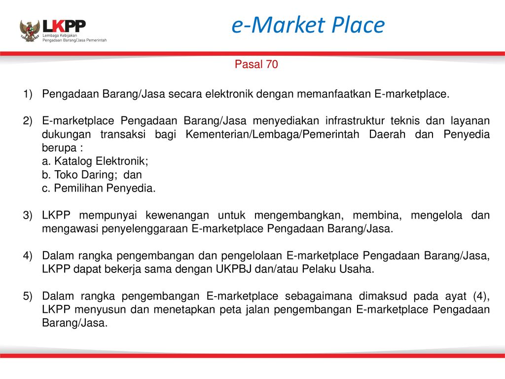 Kebijakan E Procurement Nasional Sosialisasi Penggunaan Aplikasi Spse